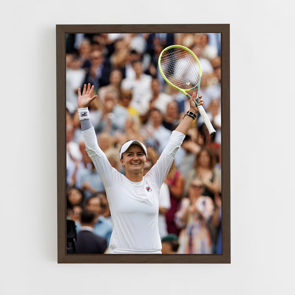 Poster Barbora krejcikova encourager – affiche Tennis (vue 5)